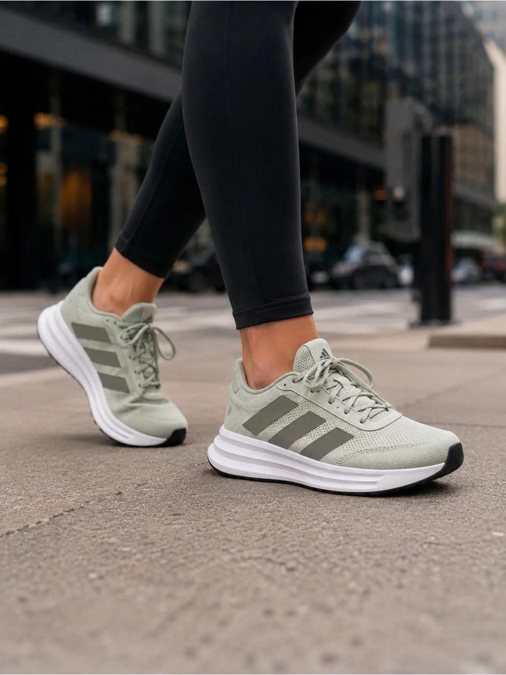 Adidas Women's Ortholite Mint Green Athletic Sneakers 9